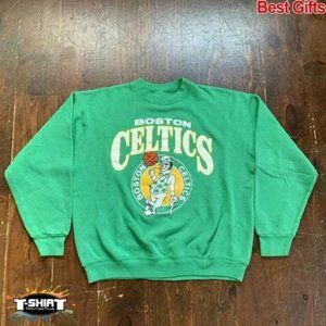 Vintage NBA Boston Celtics Logo Sweatshirt, Boston Celtics Shirt